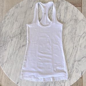 Lululemon White Tank (size 2)